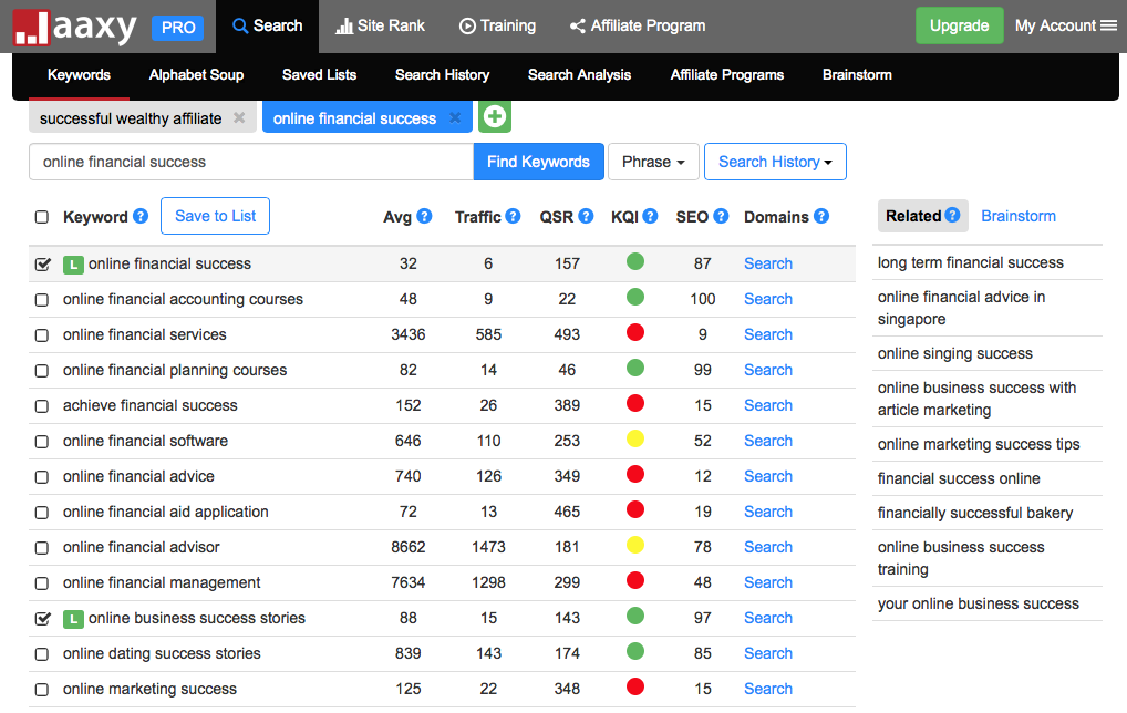 Jaxxy Review - Free keyword research tool for SEO - 3