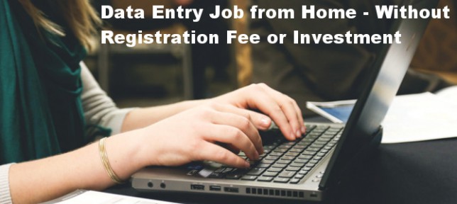 online jobs work from home without registration fee number